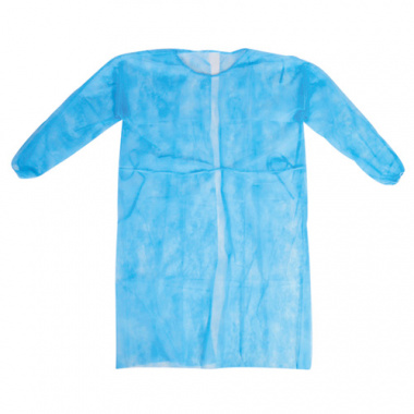 10 Medi-Inn® PP-Besucherkittel 137 cm x 115 cm blau