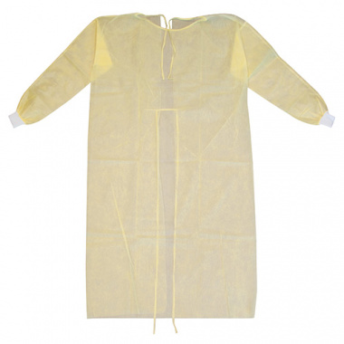 10 Medi-Inn® Schutzkittel 139 cm x 139 cm gelb