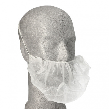 100 Medi-Inn® Bartmasken weiss
