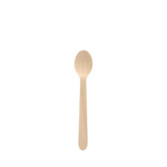 100 Kaffeelöffel, Holz -pure- 11 cm