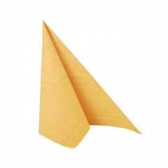 20 Servietten \ROYAL Collection\ 1/4-Falz 40 cm x 40 cm orange \Ornaments\- 11419