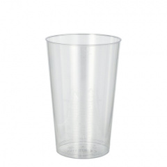 50 Trinkbecher, PS 0,3 l Ø 7,9 cm 11,9 cm glasklar