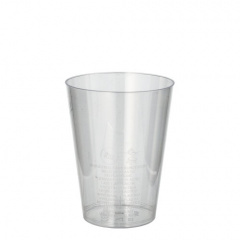 50 Trinkbecher, PS 0,2 l Ø 7,5 cm 9,7 cm glasklar