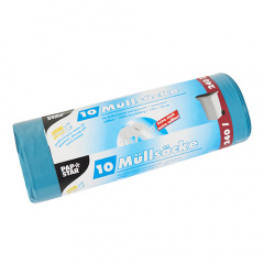 10 Müllsäcke, LDPE 240 l 125 cm x 100 cm blau