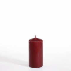 Stumpenkerze Ø 50 mm 100 mm bordeaux