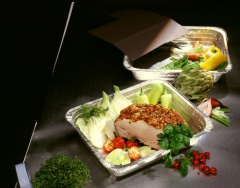 3 Gastronorm-Behälter, Alu eckig 5,2 l 52,7 cm x 32,6 cm x 3,7 cm 1/1