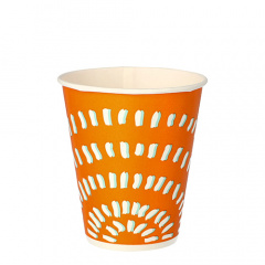 100 Trinkbecher, Pappe 0,25 l Ø 8,97 cm 10 cm weiss