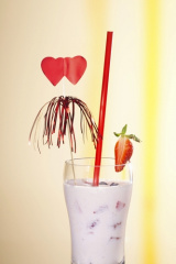 100 Deko-Picker 22 cm rot -Amore-