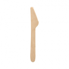100 Messer, Holz -pure- 16,5 cm