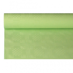 Papiertischtuch mit Damastprägung 8 m x 1,2 m pastellgrün