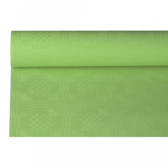 Papiertischtuch mit Damastprägung 8 m x 1,2 m olive