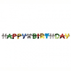 Grußkette 1,4 m -Happy Birthday-