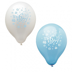 12 Luftballons Ø 25 cm -It is a boy-