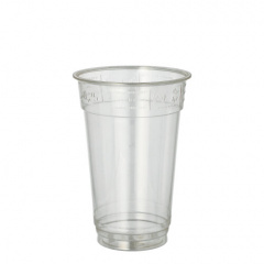 50 Trinkbecher -Hurricane-, PET 0,25 l Ø 7,8 cm 10,8 cm glasklar