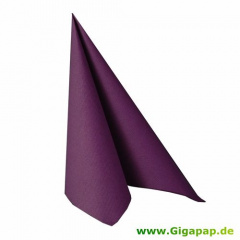 50 Servietten -ROYAL Collection- 1/4-Falz 40 cm x 40 cm lila