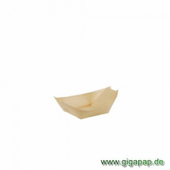 50 Fingerfood - Schalen, Holz 8,5 cm x 5,5 cm Schiffchen