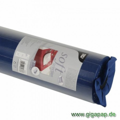 Tischläufer, stoffähnlich, Vlies soft selection 24 m x 40 cm dunkelblau auf Rolle
