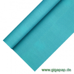 Tischdecke türkis 25 m x 1,18 m stoffähnlich, Vlies soft selection plus abwaschbar