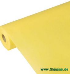 Tischdecke gelb 40m x 0,9m stoffähnlich, Vlies soft selection auf Rolle