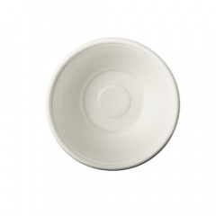 50 Schalen, Zuckerrohr -pure- 200 ml Ø 11,2 cm 4,2 cm weiss