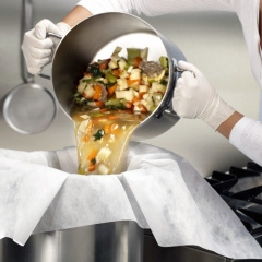 10 Passier- und Filtertücher / Presstuch 100 cm x 100 cm weiss