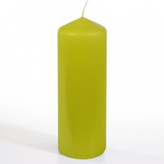 Stumpenkerze Ø 70 mm 200 mm kiwi