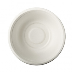 12 Schalen, Zuckerrohr pure 500 ml Ø 15,5 cm · 5,4 cm weiss