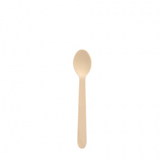 100 Kaffeelöffel, Holz pure 11 cm