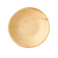 25 Schalen, Palmblatt pure rund 300 ml Ø 17,5 cm · 3,5 cm