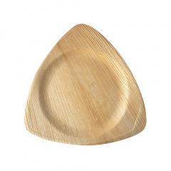 25 Teller, Palmblatt pure 3-eckig 25 cm x 25 cm x 1,5 cm