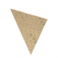 1000 Spitztüten, Kraftpapier 48 cm x 34 cm x 34 cm braun Fruits & Vegs Füllinhalt 1000 g