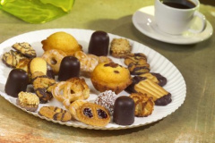 100 Teller, Pappe -pure- rund Ø 34 cm 3 cm weiss