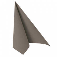 20 Servietten -ROYAL Collection- 1/4-Falz 40 cm x 40 cm grau