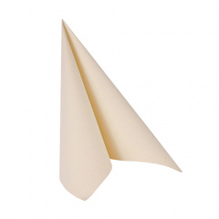20 Servietten -ROYAL Collection- 1/4-Falz 25 cm x 25 cm champagner