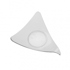 12 Fingerfood - Dreieck Schalen 7,7 cm x 9,5 cm x 9,5 cm glasklar