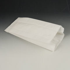 1000 Papierfaltenbeutel, Cellulose, gefdelt 35 cm x 15 cm x 7 cm weiss Fllinhalt 2,5 kg