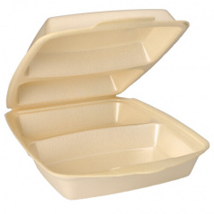 50 Menboxen mit Klappdeckeln, EPS 2-geteilt 7,5 cm x 22 cm x 28,5 cm beige laminiert