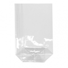 300 Bodenbeutel, PP 17,3 cm x 11,5 cm x 4 cm transparent