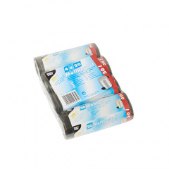 80 Mllbeutel, LDPE 30 l 60 cm x 50 cm grau