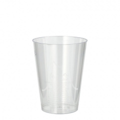 10 Trinkbecher, PS 0,2 l Ø 7,5 cm 9,7 cm glasklar