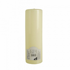 Stumpenkerze  80 mm 250 mm elfenbein -Ivory-