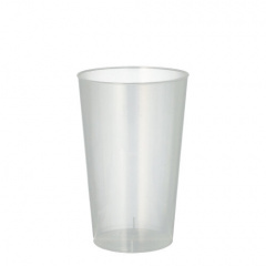 25 Trinkbecher, PP 0,3 l  7,8 cm 11,8 cm transluzent unzerbrechlich