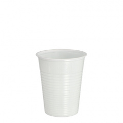 100 Trinkbecher, PS 0,18 l  7,03 cm 8,2 cm weiss