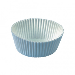 1000 Backfrmchen rund  4,5 cm 2,5 cm weiss