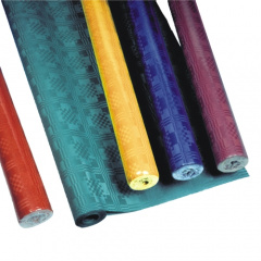 Papiertischtuch mit Damastprgung 8 m x 1,2 m farbig sortiert