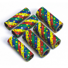 3 Luftschlangen 4 m -Confetti-