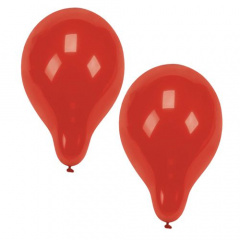 10 Luftballons  25 cm rot