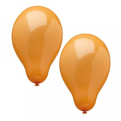 10 Luftballons  25 cm orange
