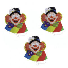 5 Htchen -Clowngesicht-