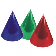 6 Htchen farbig sortiert -Metallic-